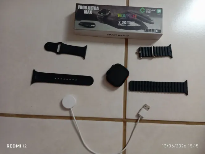 Relógio smart watch T800 UTRA MAX USADO