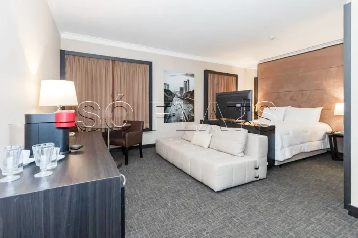 Flat Novotel Jardins disponível para venda com 29m², 1 dormitório e 1 vaga de garagem