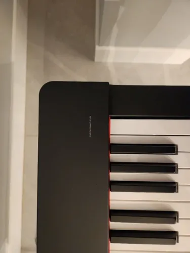 Yamaha P-225B preto + estante Opus EP200 + acessórios originais + livros Piano digital em