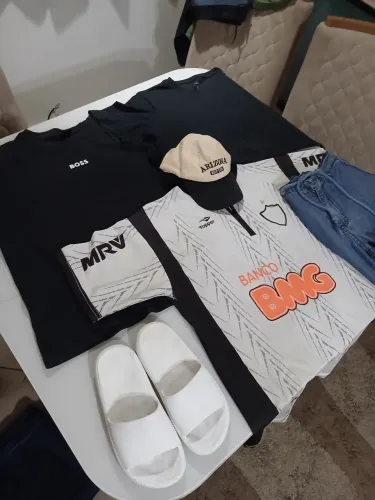 Lotes masculino n 42 tudo por 50 reais sandália n 37/38