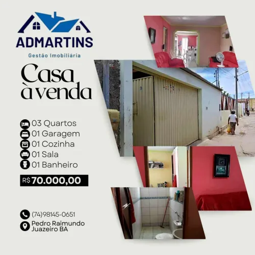 Casa a venda em Juazeiro BA