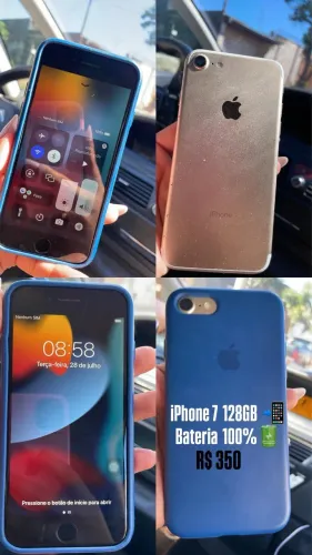 iPhone 7 128GB Bateria 100%