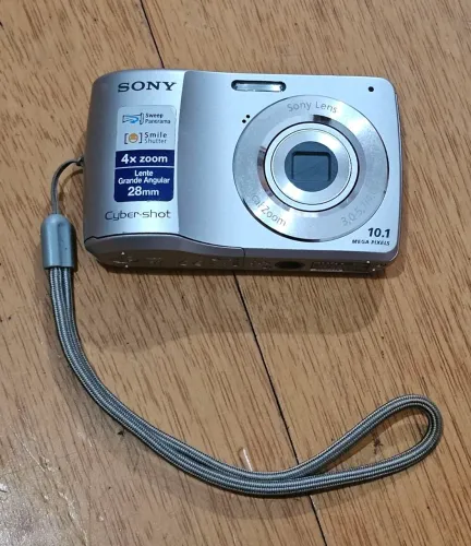 Câmera Sony Cyber-shot DSC-S3000 Prata Leia Descrição Defeito na Lente