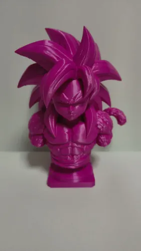 Busto Goku Ssj4 Daima - Impressão 3D - 18cm
