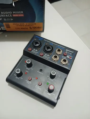Mix e interface de audio
