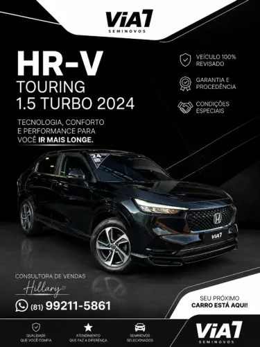 Honda HR-V Touring 1.5 TB 16V 5P Aut. 2024