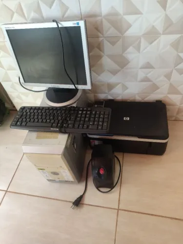 Computador completo com impressora