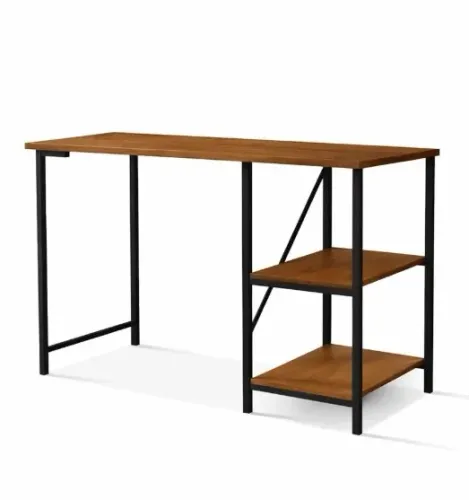 Mesa de Estudos, Estilo Industrial (110cm) - Desmontada