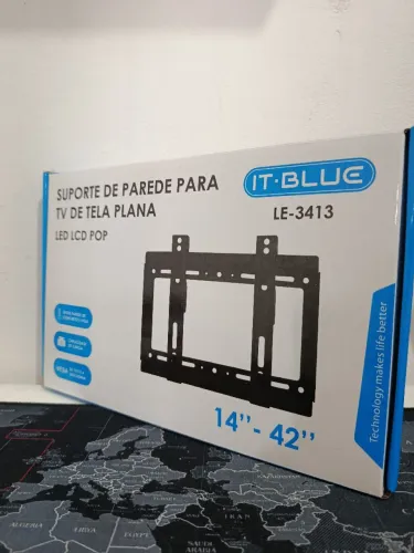 Suporte fixo de parede para TVs de 14" até 42" polegadas / SUPER OFERTA