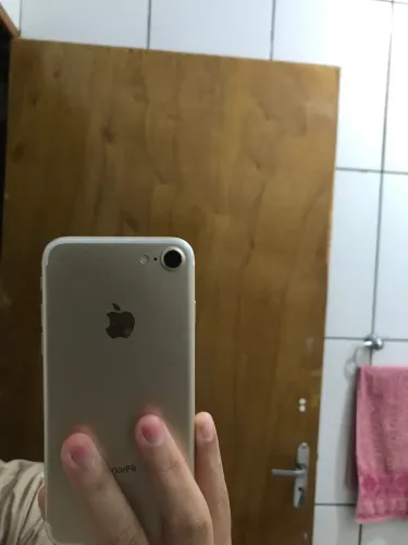 iPhone 7 128GB Rose 100% Vendo ou Troco em Celular