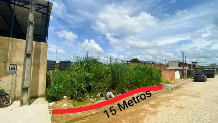 Terreno proximo ao Posto caja metragem 15x25