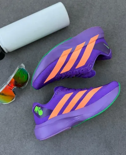 Tênis Adidas Adizero Evo SL Prime Importado Roxo/Laranja Feminino Disponível 34 AO 39