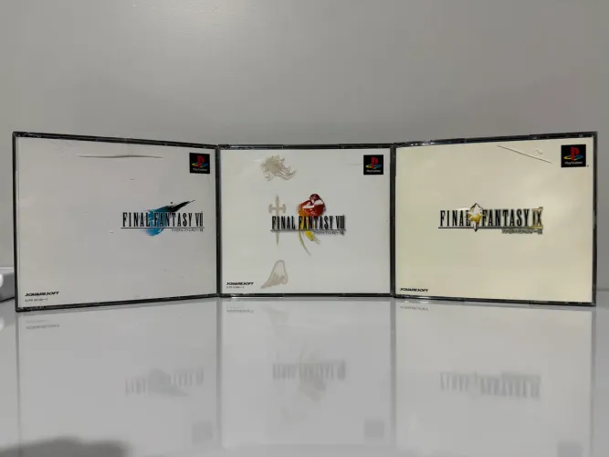 Final fantasy 7, 8 e 9 PS1