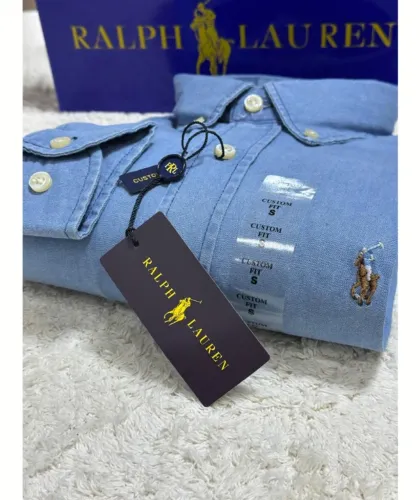 Camisa Manga Longa Jeans Polo Ralph Lauren