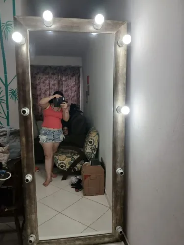 Espelho com luzes