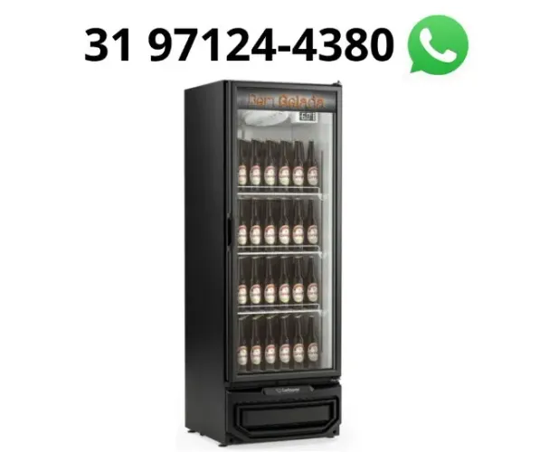 Cervejeira 410 litros Porta de Vidro Gelopar