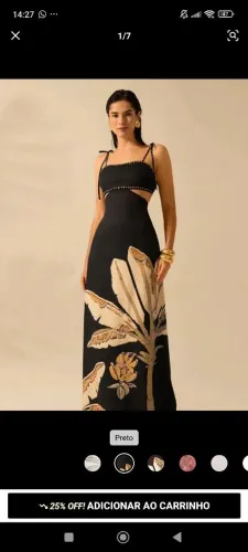 Vestido da Shein longo nunca usado 