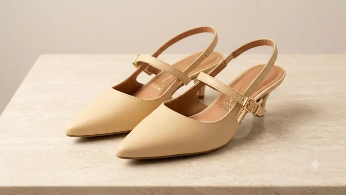 Scarpin Slingback Vizzano Amarelo Pastel - Estilo Boneca Ultra Confortável