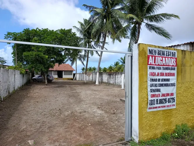 Alugo Casa grande Beira mar em Acaú PB