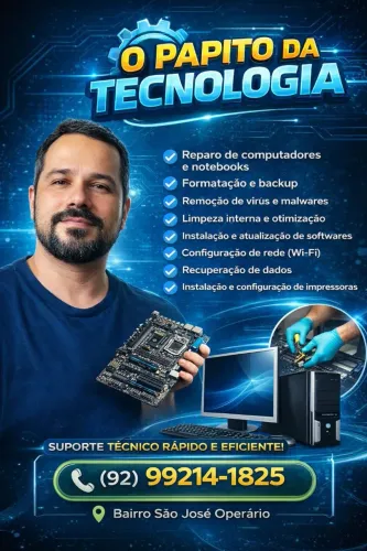 Técnico de Informática - Suporte Técnico em Tecnologias - Técnico Especialista em SHOP9