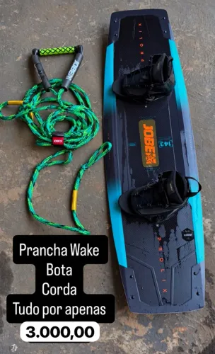 PRANCHA DE WAKEBOARD KIT WAKEBOARD COMPLETO - JOBE PROLIX