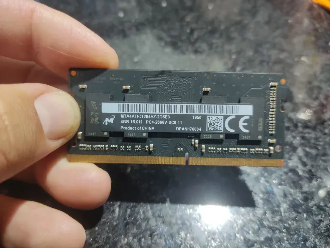 Memória 4gb ddr 4 2666mhz