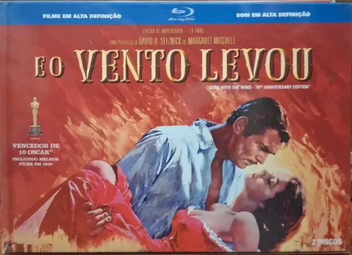Blu-ray - E o Vento Levou Edição Comemorativa de 70 anos
