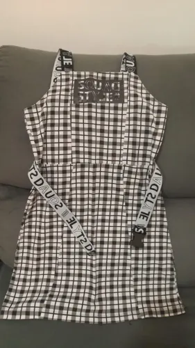 Vestido quadriculado infantil
