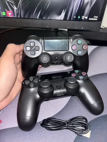 2 CONTROLES WIRELESS BLUETOOTH PS3/PS4/PC/CELULAR