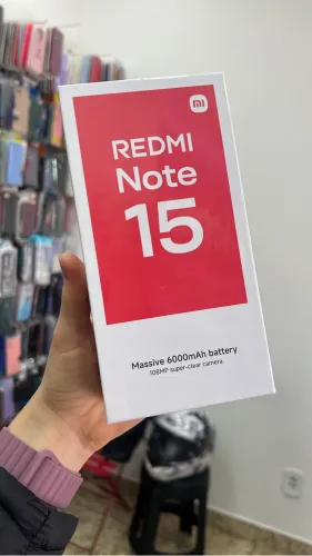 Redmi note 15 256gb NOVO(com garantia)