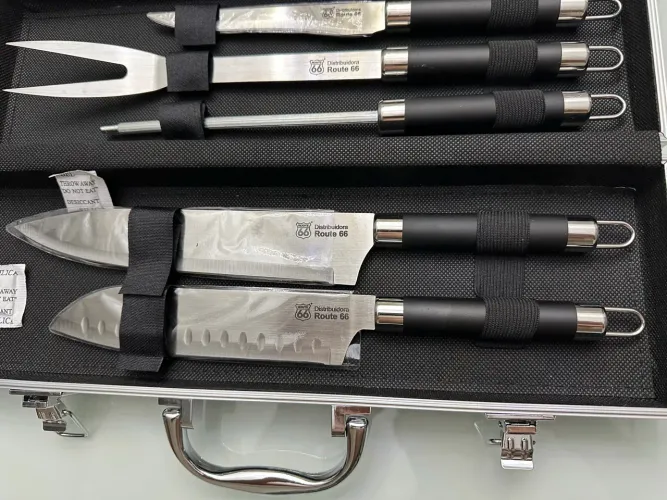 Kit Facas Churrasco com Maleta