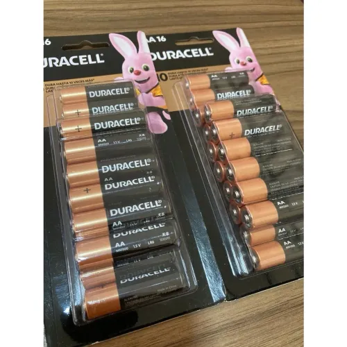 PILHA DURACELL AAA / AA - 16 OU 32 UNIDADES