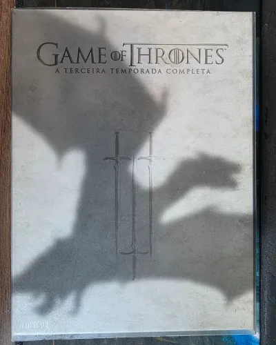 Box Game of Thrones Terceira Temporada Encarte e acetato