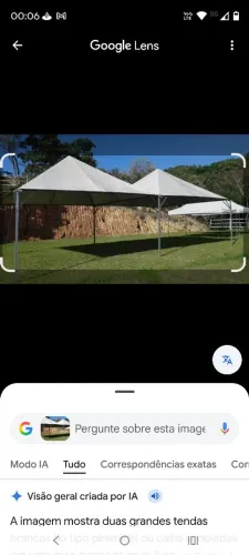 Tenda 6x6 calhada