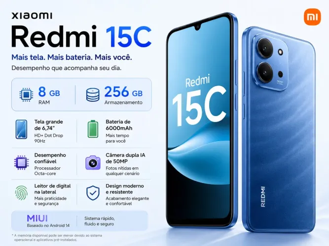 Redmi 15c 8/256
