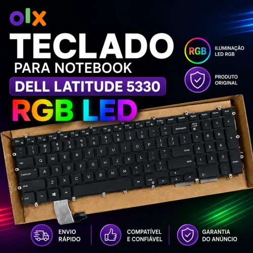 Teclado Dell Latitude 5330 RGB LED - Original