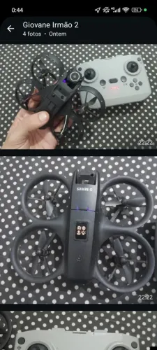 DRONE COM CONTROLE REMOTO - USADO