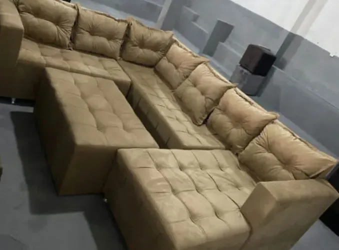 Promoção sofá grande confortável pronta entrega