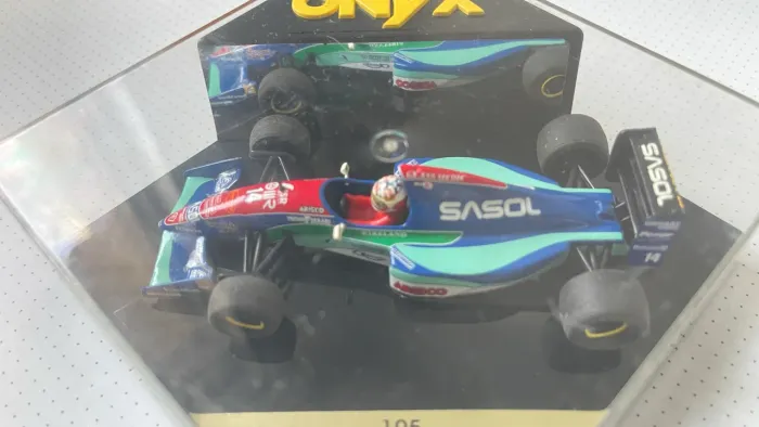 Carrinho Miniatura Ônix Barrichello Jordan 194 Sassol 1994