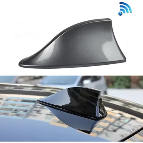 Antena Carro Barbatana Tubarão: Preto, 6,0dB FM | Todos Carros Teto curvado
