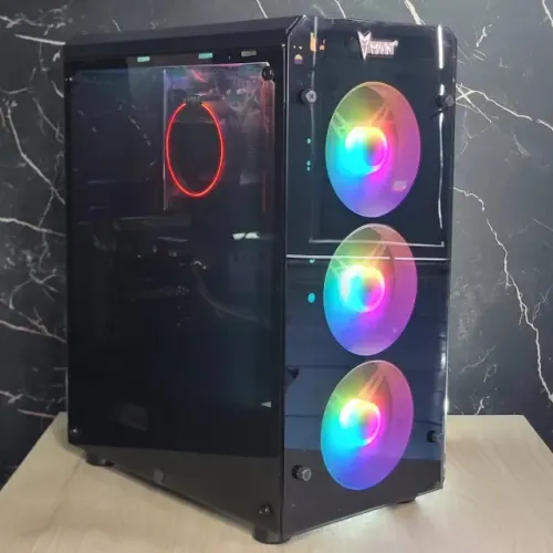 PC Gamer Ryzen 5 5600X, RX 6600 XT 8GB, 16GB, SSD 240GB + 1TB, B450, 650W
