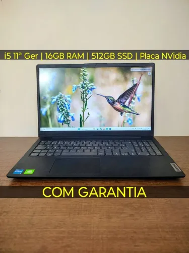 Notebook Lenovo V15 G2 | i5 11ª Ger | 16GB RAM | SSD 512GB NVMe | NVIDIA MX350 | Garantia
