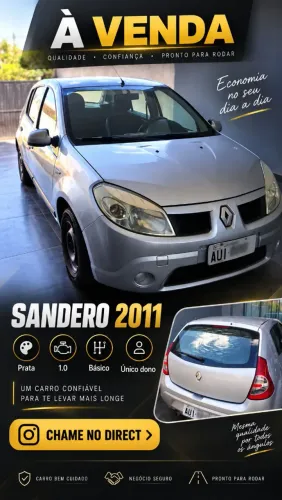 Renault Sandero Expression Hi-flex 1.0 16V 5P 2011