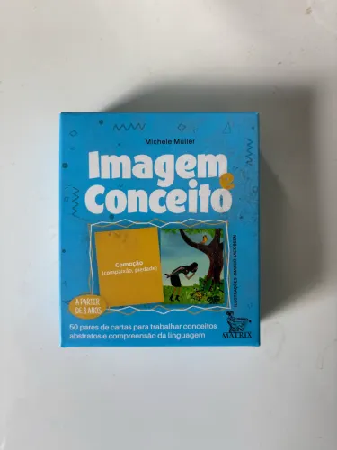 Livro-Caixinha Imagem e Conceito - 100 Cartas (50 Pares) - Matrix Editora?
