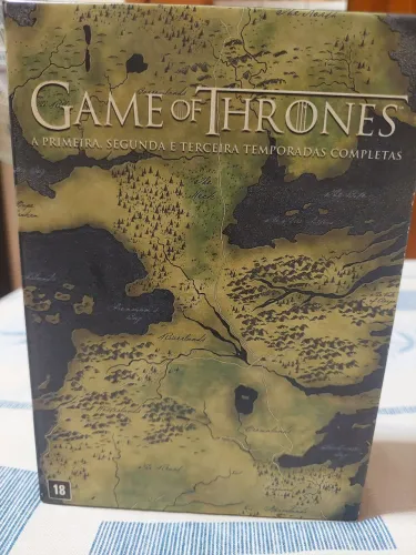 Box Game Of Thrones 1-3 Temporadas DVD (15 discos) Sem áudio PTBT/Apenas legendas PTBR