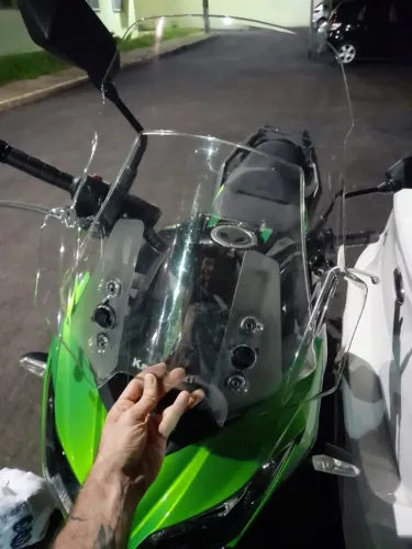 Bolha Alta versys 650 até 2021 nova sem uso