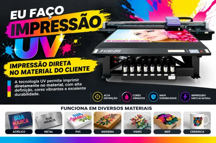 Impressão UV