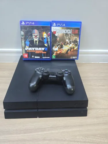Ps4 Fat 500GB 1 controle e 2 jogos