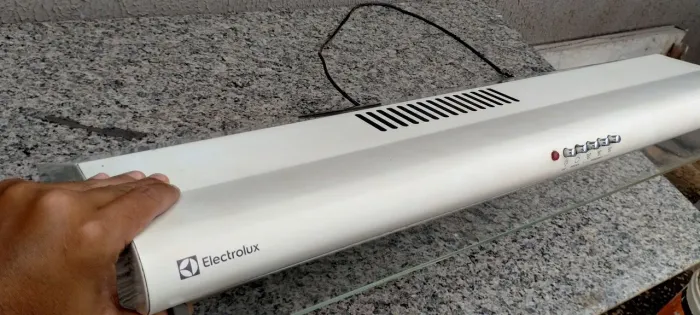 Coifa Electrolux Chef Branca usada em bom estado preço de desapego barato