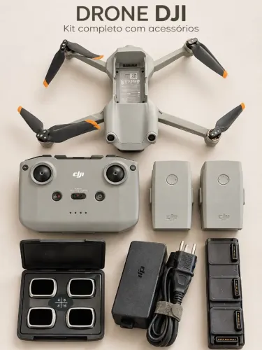 Drone DJI Air 2S Kit Completo Com Acessórios